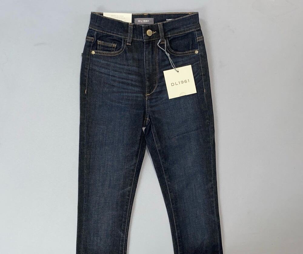 DL1961 Instasculpt Luxe Farrow Ankle High Rise Skinny Jeans. Women's Size 23 NWT